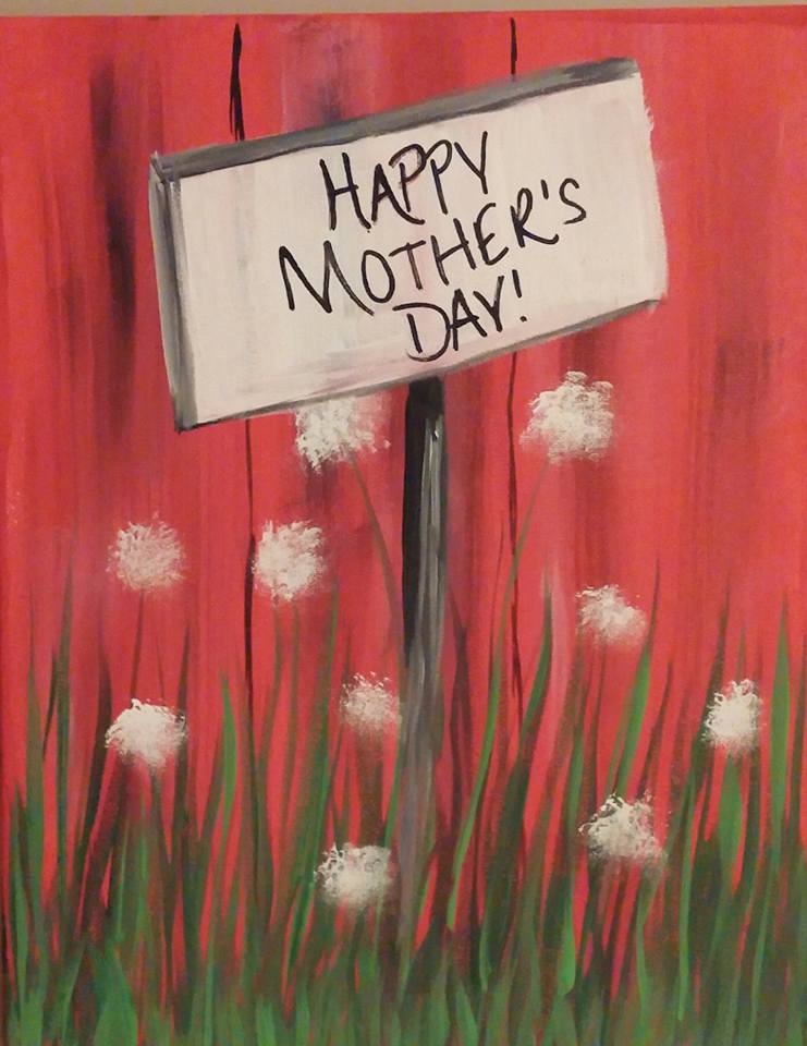 741x960 Kiddos' Mother's Day Painting Class - Mothers Day Painting