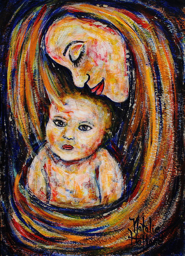 651x900 Mother's Love Painting By Natalie Holland - Mothers Love Painting