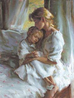 236x314 Part Ii) Jules Being Dried By His Mother Jules Standing By His - Mothers Love Painting