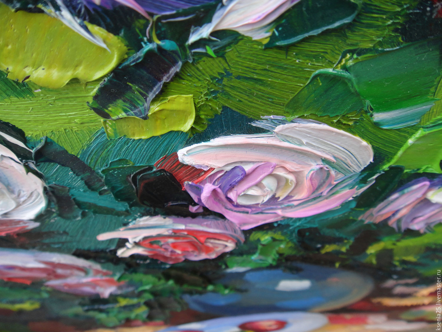 1500x1125 Oil Painting On The Motif Of K. Korovin Roses. Gurzuf Shop - Motif Painting