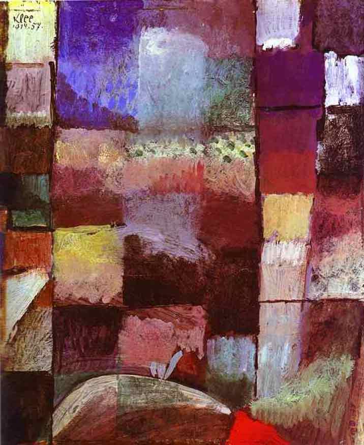 716x875 Paul Klee On A Motif From Hamamet Painting Anysize 50% Off - Motif Painting
