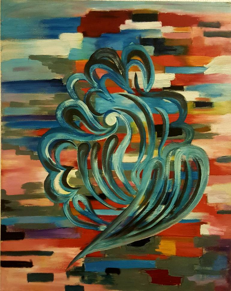 770x970 Saatchi Art Motif Painting By Amna Tariq - Motif Painting