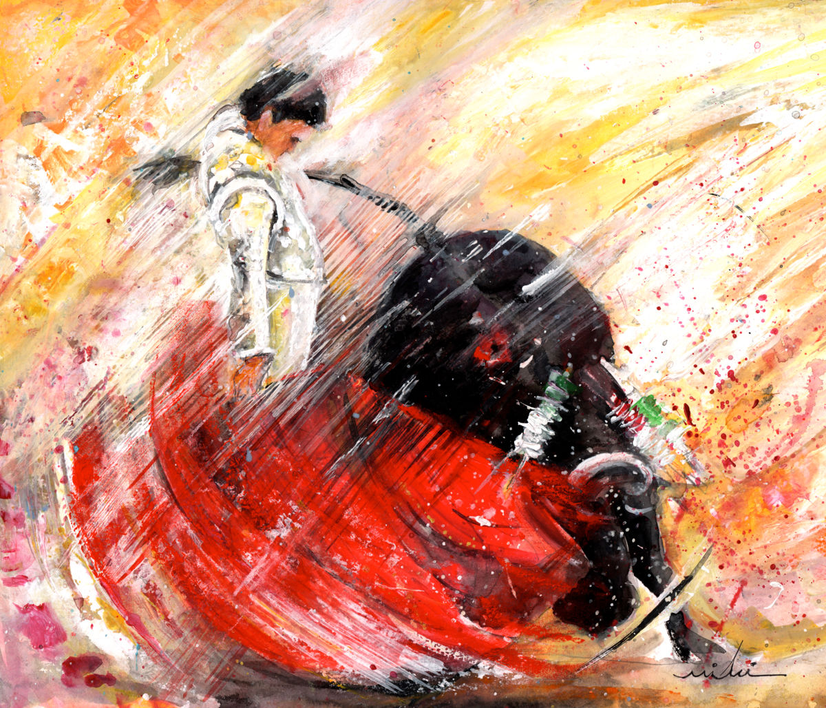 1200x1028 Passion And Motion (Miki De Goodaboom) - Motion Painting