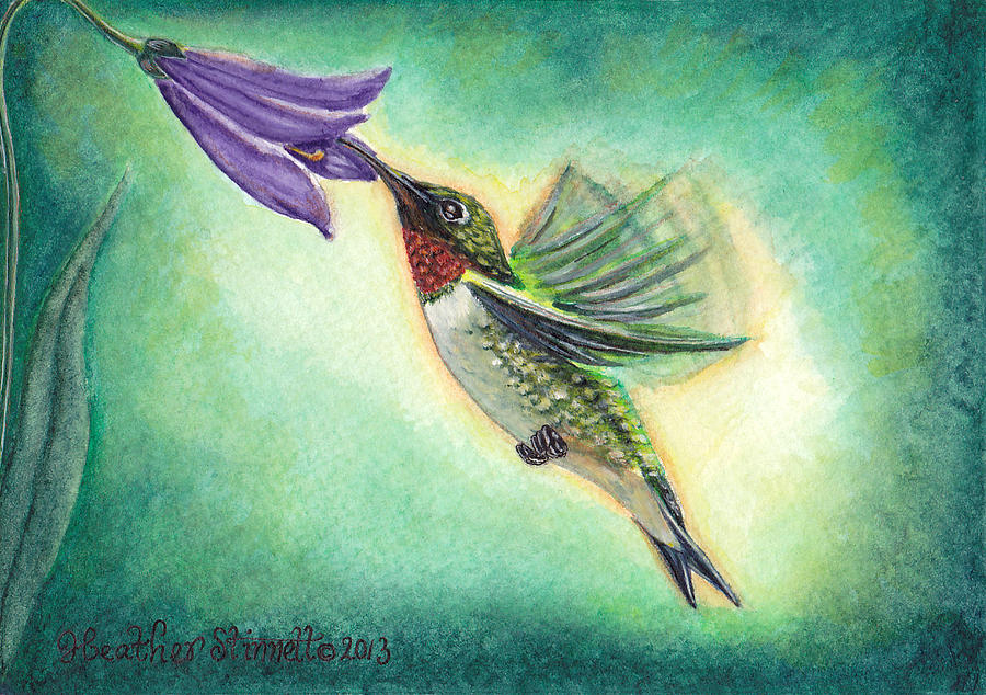 900x634 Poetry In Motion Painting By Heather Stinnett - Motion Painting