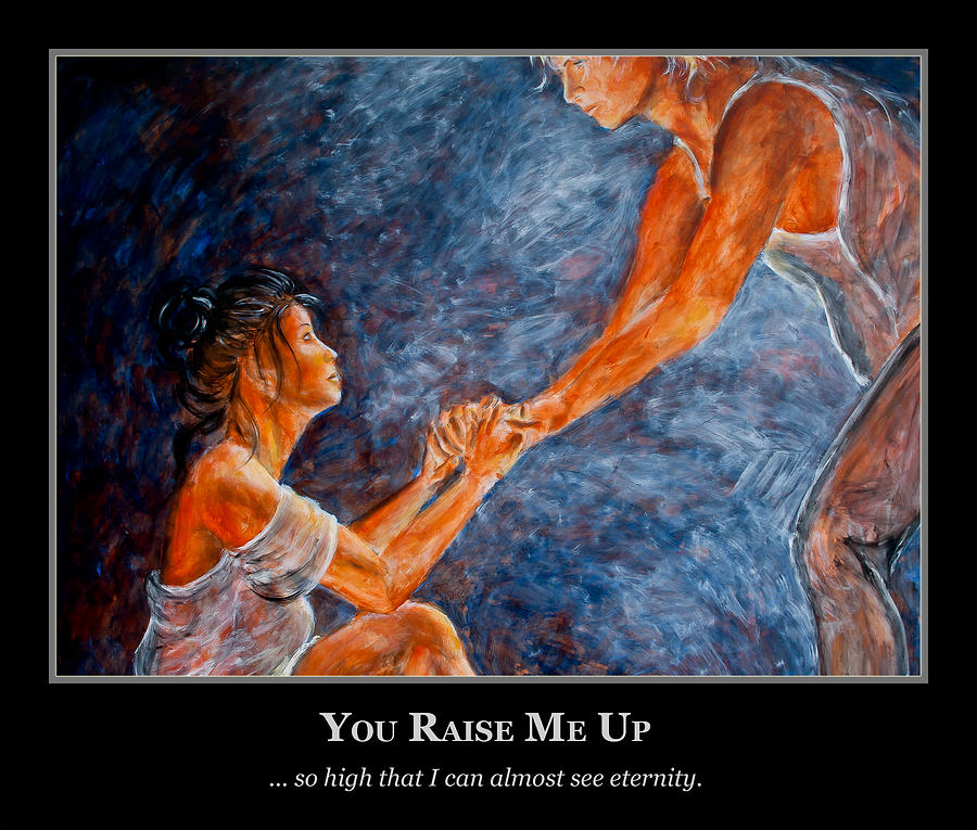 900x765 Motivational Support Painting By Nik Helbig - Motivational Painting