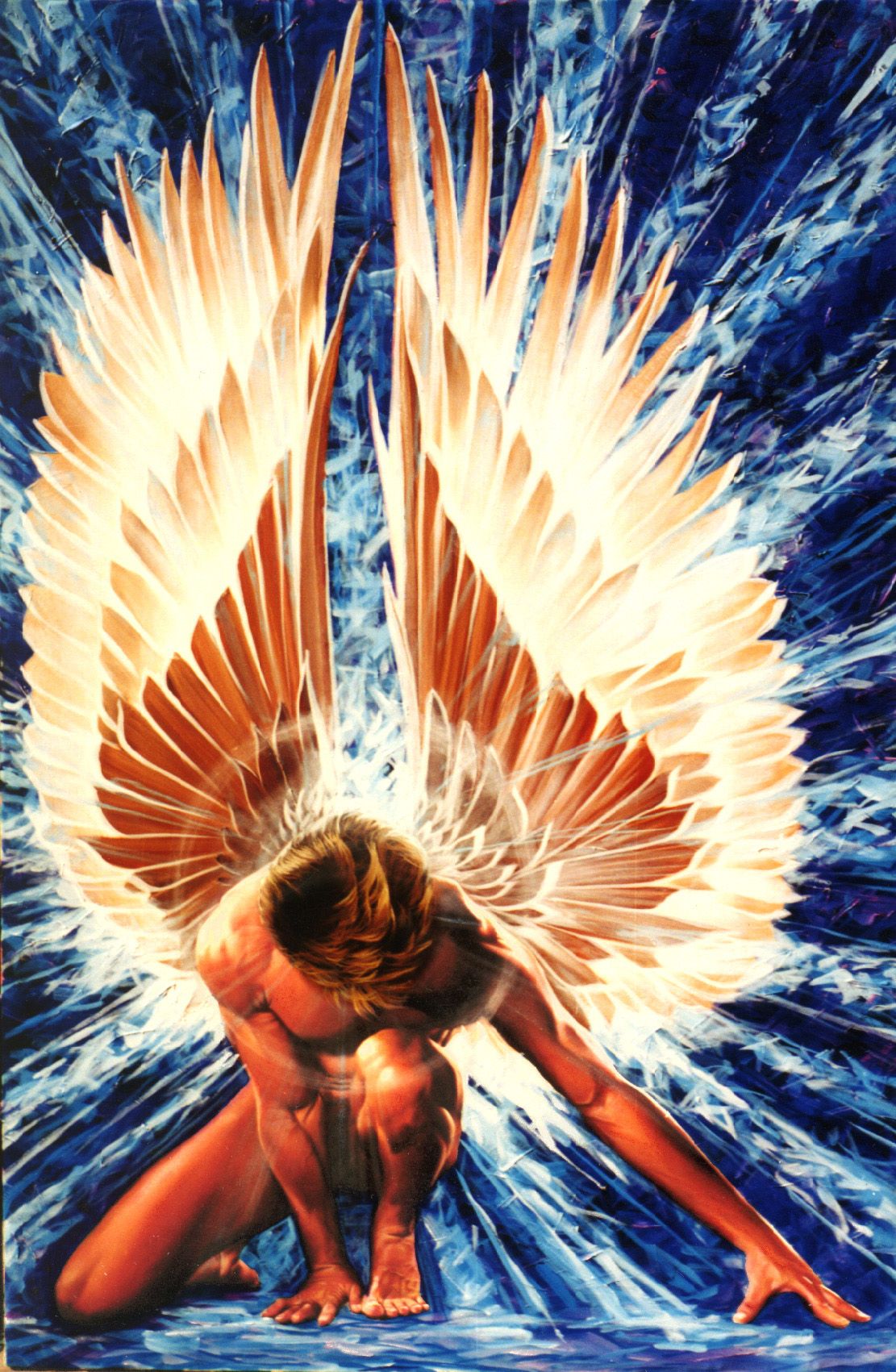 1111x1701 Angel,wings,inspirational,spiritual,motivational,art,painting - Motivational Painting