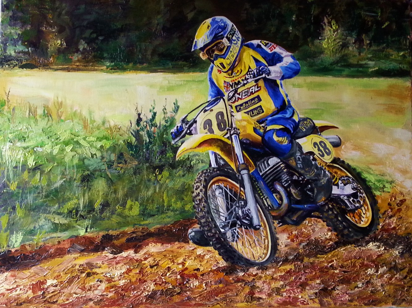 Motocross Painting at Explore collection of