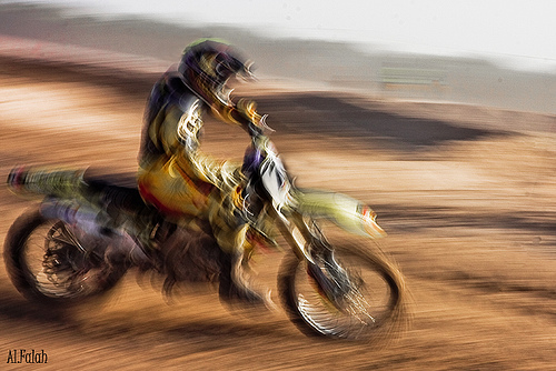 500x334 Motocross Painting By Ghanayem - Motocross Painting