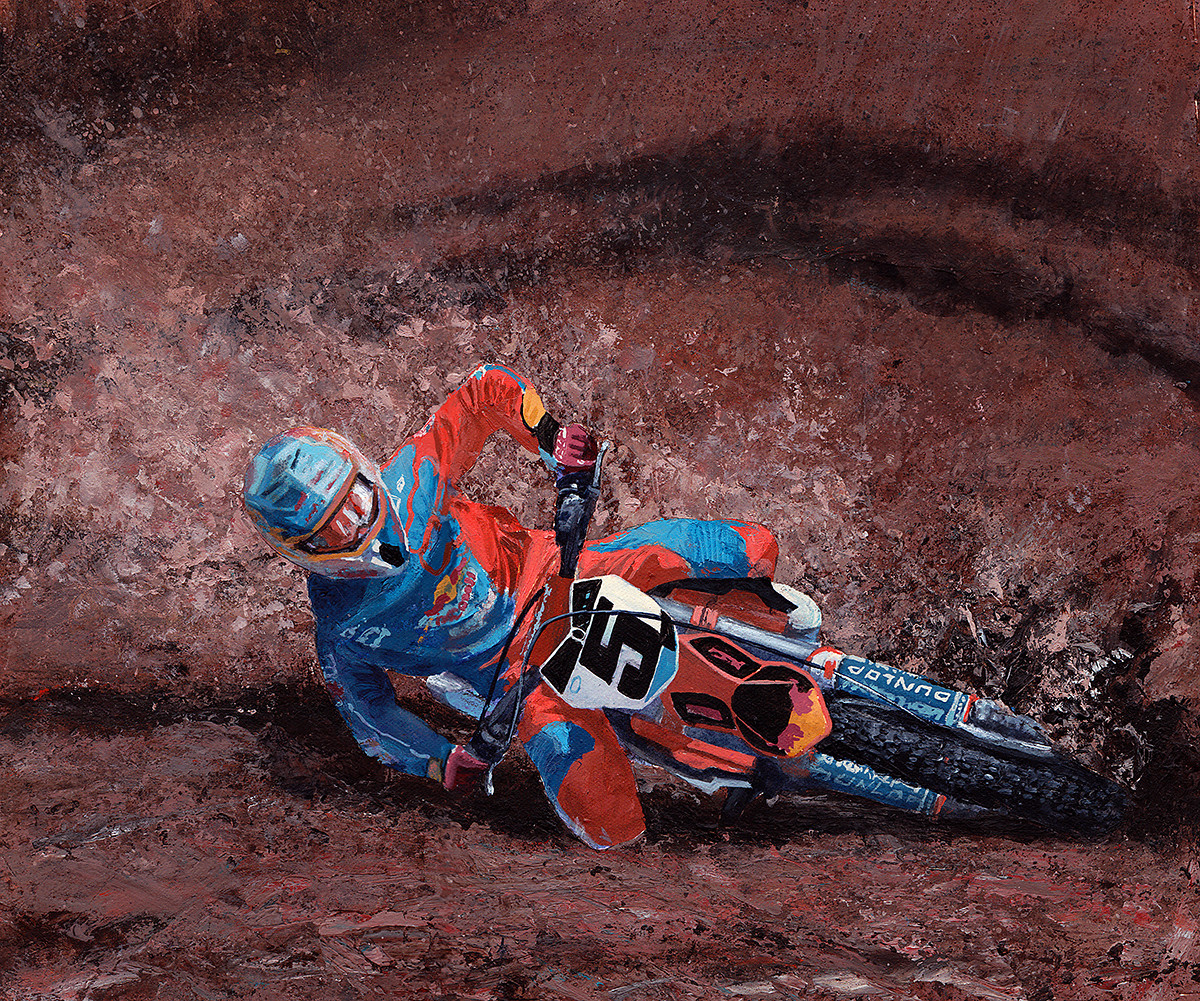 1200x1001 What Have You Made - Motocross Painting