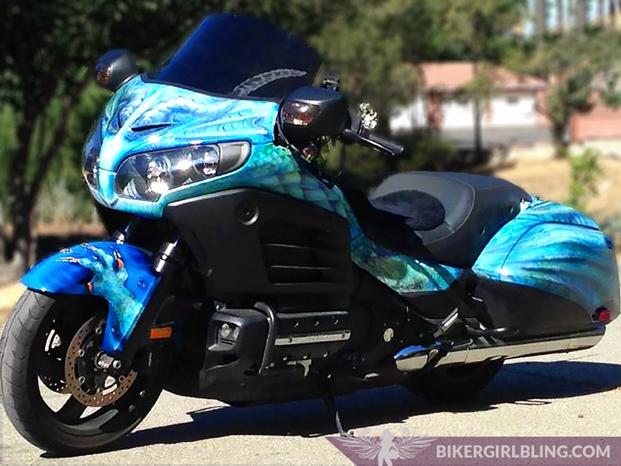 900x675 Dragon Custom Painted Motorcycle The Story Of A Traveling - Motorcycle Canvas Painting