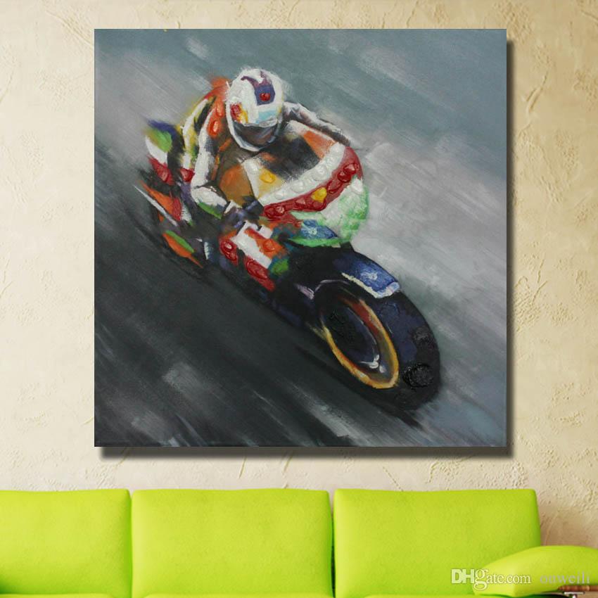 Motorcycle Canvas Painting At PaintingValley Com Explore Collection   Motorcycle Canvas Painting 3 