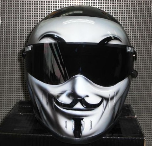 500x482 Bandit Xxr Custom Painted Motorcycle Helmets - Motorcycle Helmet Painting