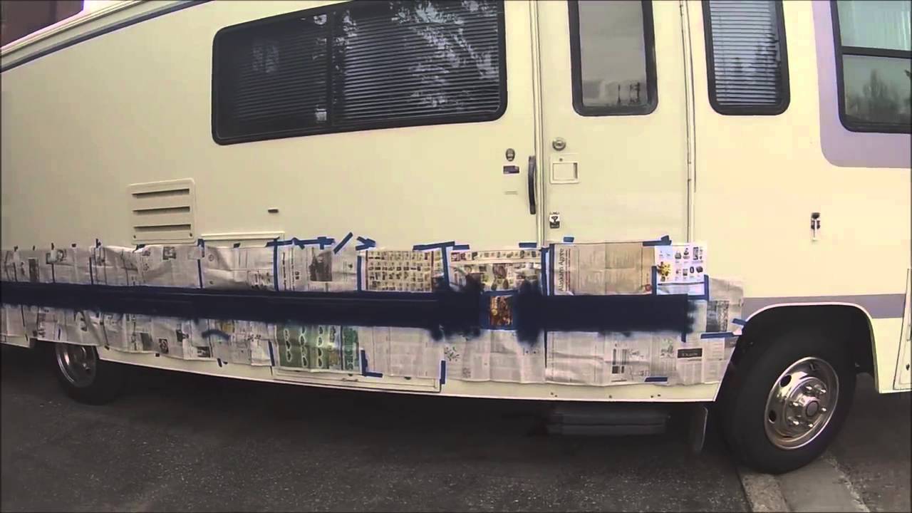 1280x720 Painting My Motorhome,part 1 - Motorhome Painting