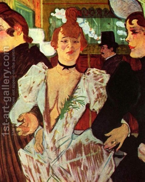 478x600 Goule Enters The Moulin Rouge With Two Women Toulouse Lautrec - Moulin Rouge Painting