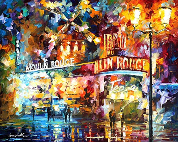 626x500 Moulin Rouge (Paris) Is An Original Oil Painting - Moulin Rouge Painting