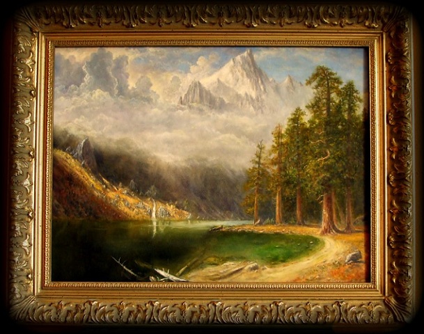 609x480 Landscape Paintings By David Smith - Mount Corcoran Painting