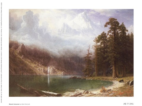 480x360 Mount Corcoran Artwork By Albert Bierstadt - Mount Corcoran Painting