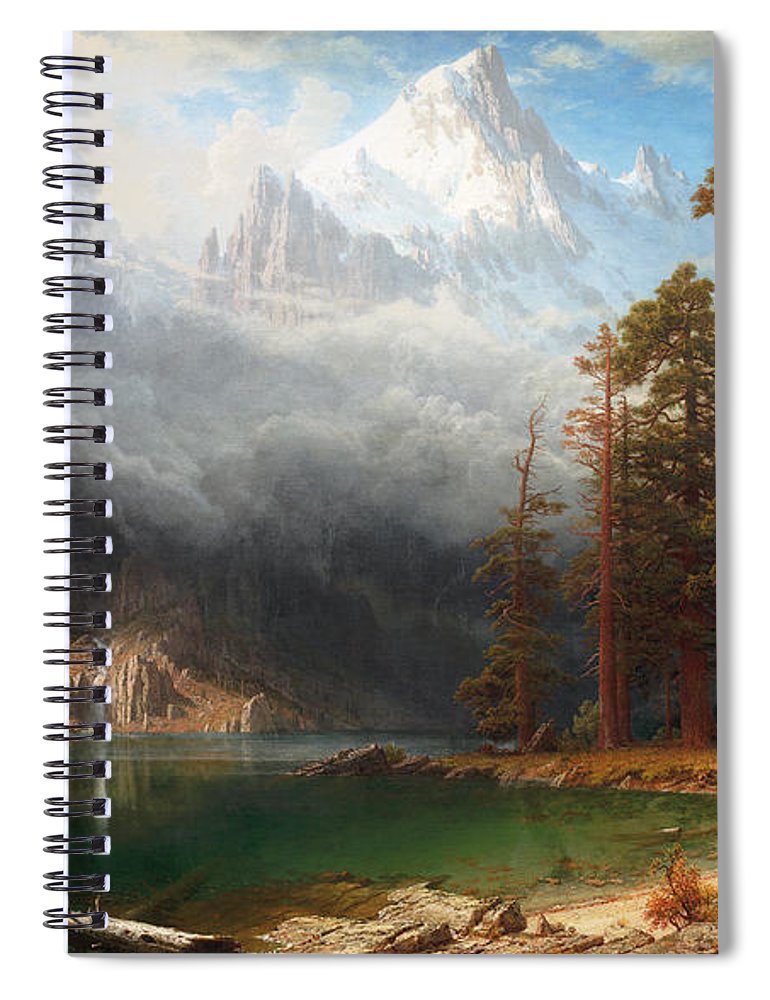 770x1000 Mount Corcoran Spiral Notebook For Sale By Albert Bierstadt - Mount Corcoran Painting