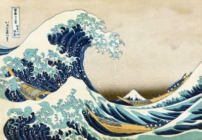 400x277 The Great Wave - Mount Fuji Painting
