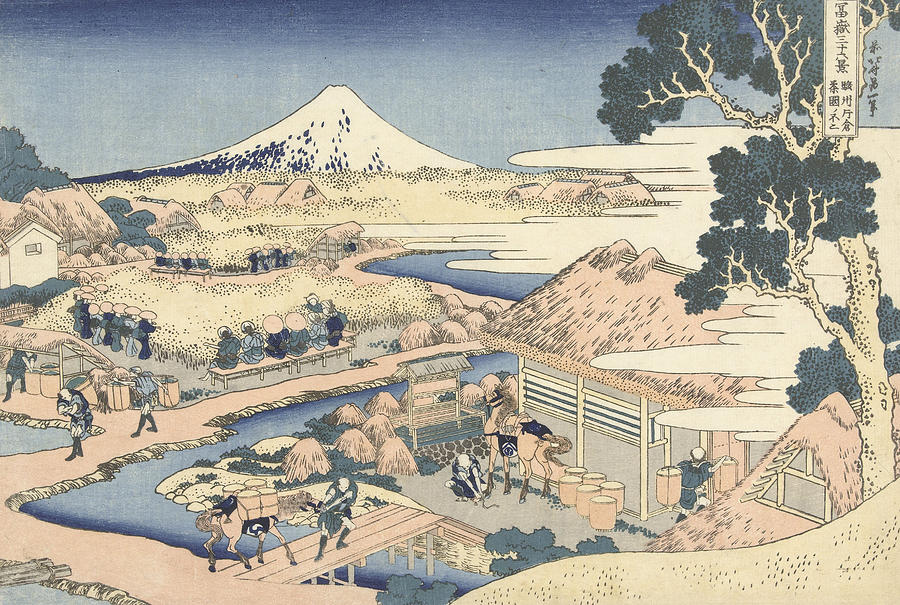 Mount Fuji Painting Hokusai at PaintingValley.com | Explore collection ...