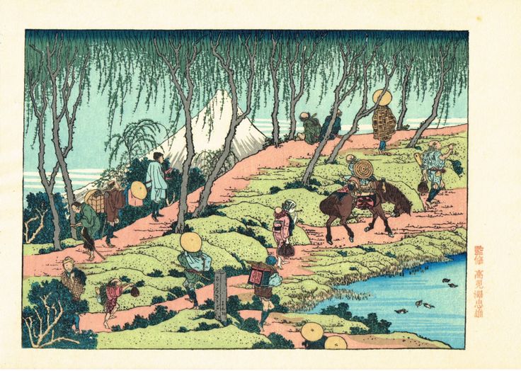 736x524 Mt Fuji Painting Chics Type - Mount Fuji Painting Hokusai