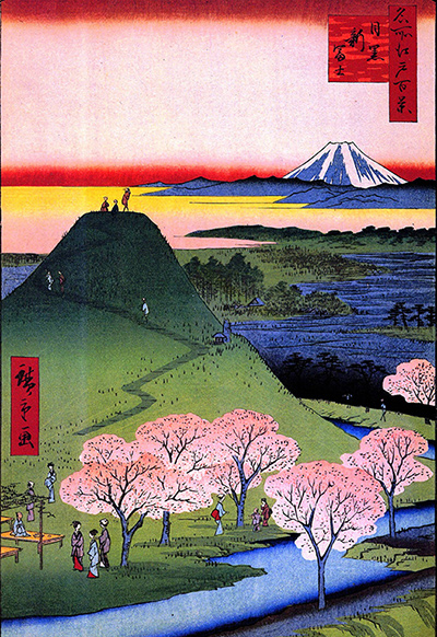 400x582 One Hundred Views Of Mount Fuji By Hokusai - Mount Fuji Painting Hokusai
