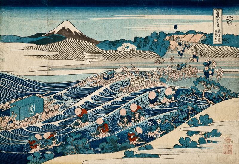 Mount Fuji Painting Hokusai at PaintingValley.com | Explore collection ...