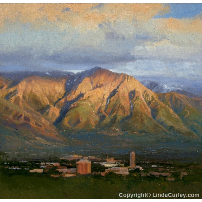 800x800 Mt Olympus Glory - Mount Olympus Painting