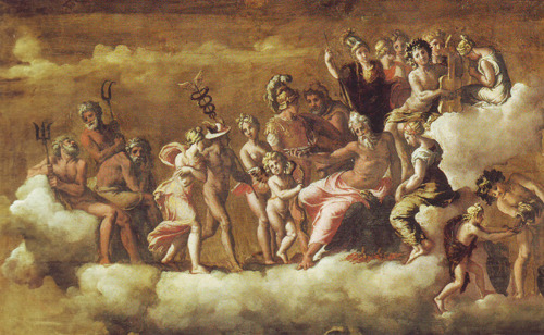 500x308 Photos Of The Nature Of The Gods - Mount Olympus Painting