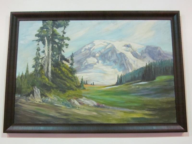 800x600 Mount Rainier Painting Photos, Diagrams Amp Topos Summitpost - Mount Rainier Painting