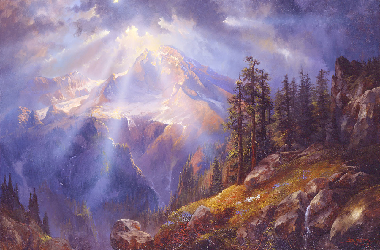 1280x842 Painting Mount Rainier - Mount Rainier Painting
