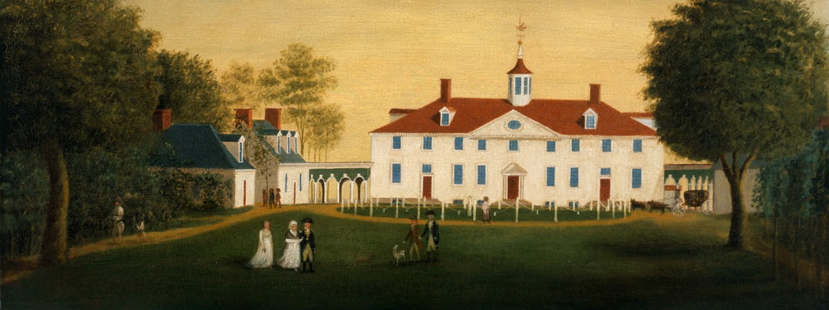 1200x450 Landscape George Washington's Mount Vernon - Mount Vernon Painting