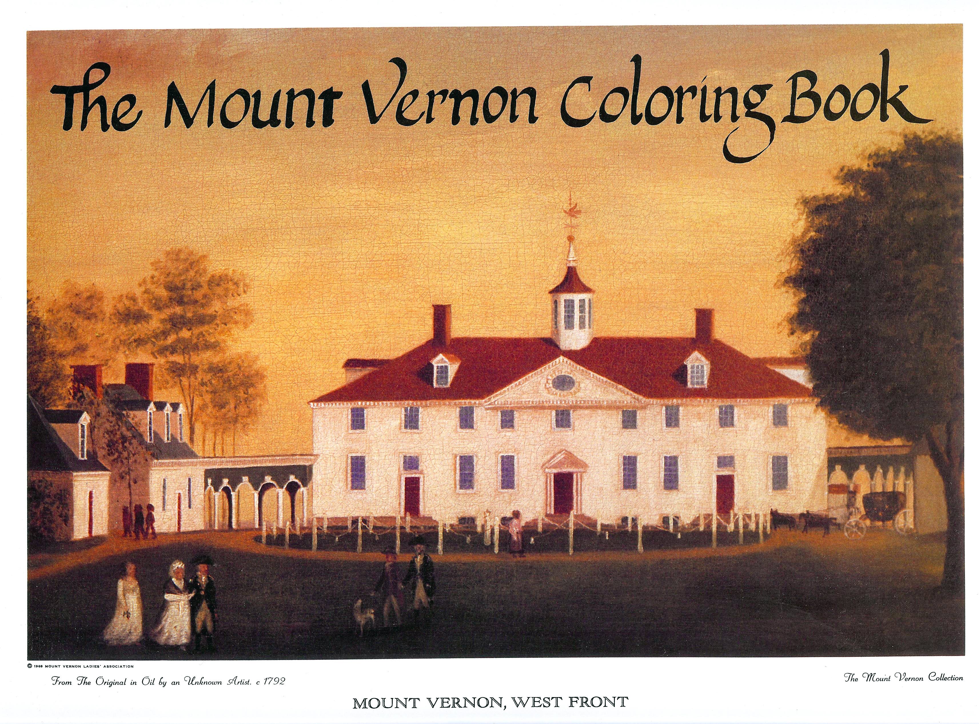 3425x2532 The Mount Vernon Coloring Book The Shops - Mount Vernon Painting