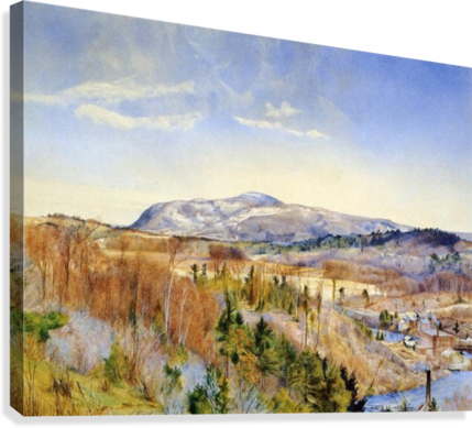 429x389 Mt. Everett From Monument Mountain - Mountain Canvas Painting