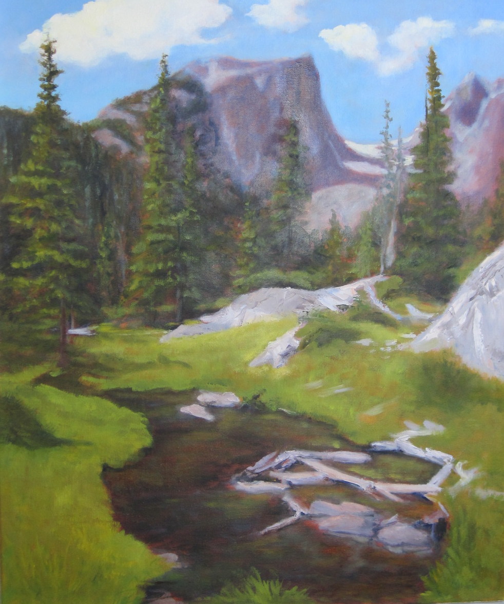 982x1176 Painting Every Day Rocky Mountain High - Mountain High Painting