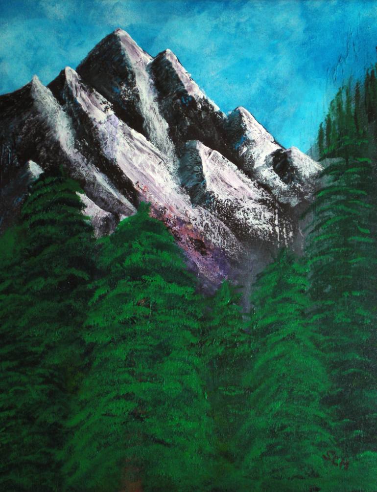 770x1006 Saatchi Art Rocky Mountain High Painting By Scott Haley - Mountain High Painting