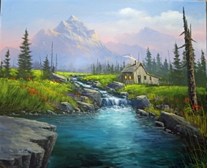 300x243 Yarnell Studio. Rocky Mountain High No. 2 Dvd - Mountain High Painting