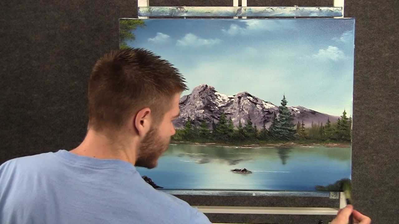 1280x720 Paint With Kevin Hill - Mountain Lake Painting