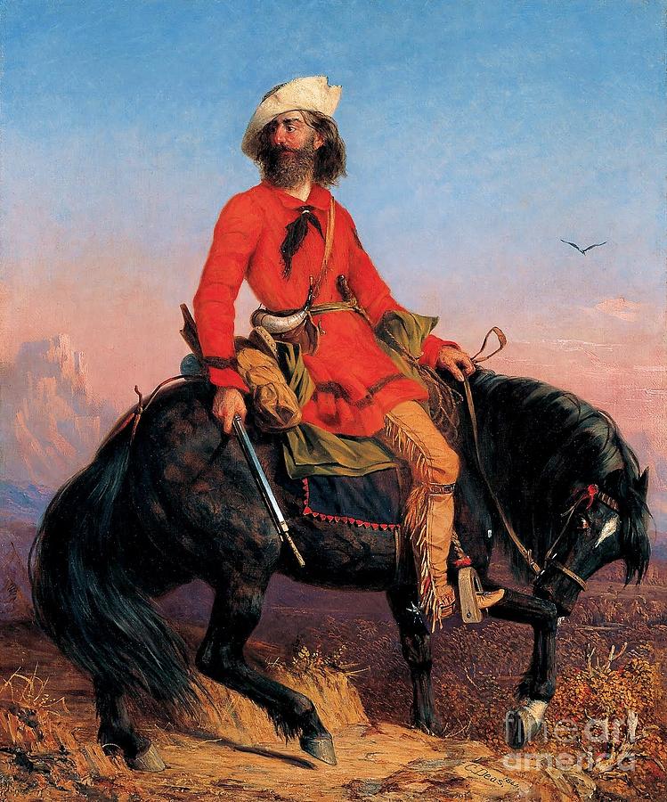 749x900 Long Jake - Mountain Man Painting