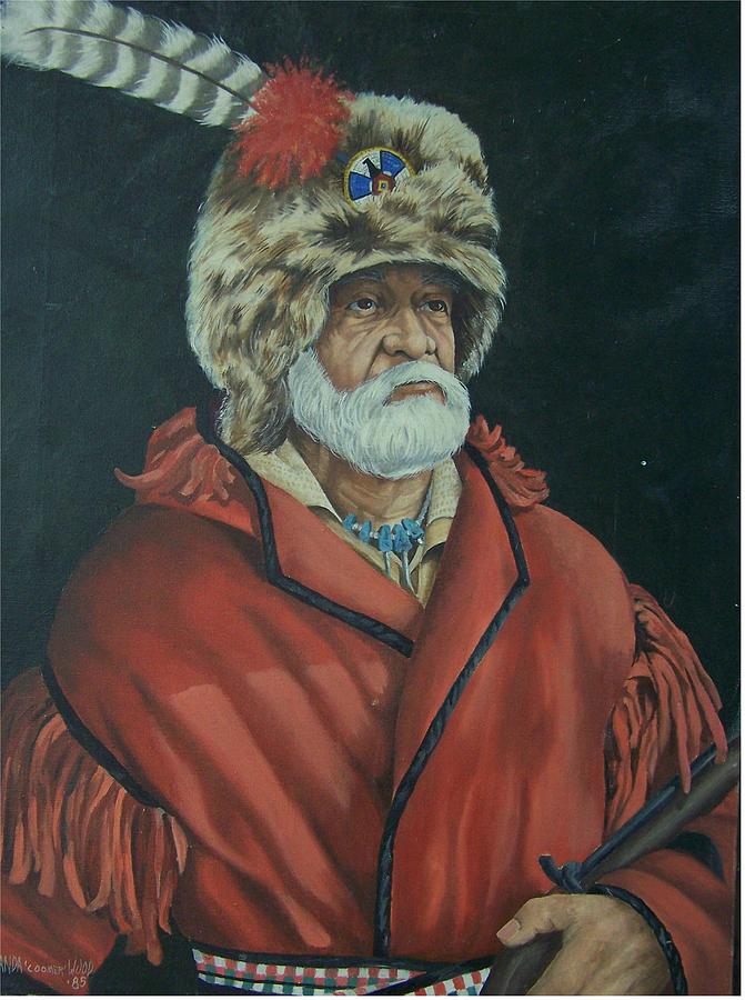 671x900 The Mountain Man Painting By Wanda Dansereau - Mountain Man Painting