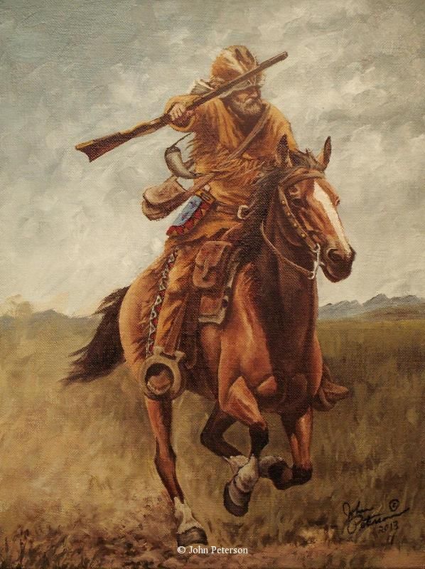 598x800 Art Painting Mountain Men Mountain Man Art - Mountain Man Painting