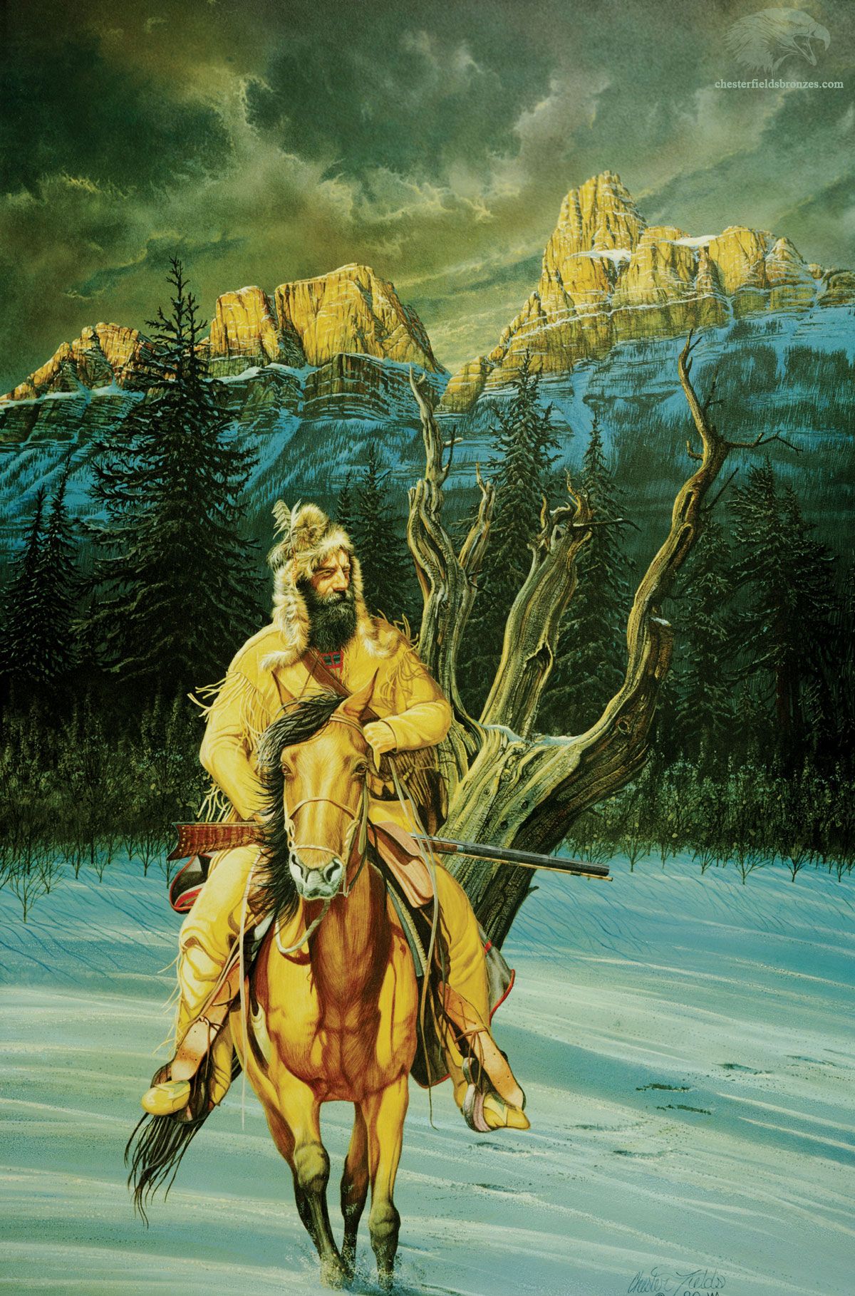 1200x1819 Art Painting Mountain Men Fine Art Mountain Man - Mountain Man Painting