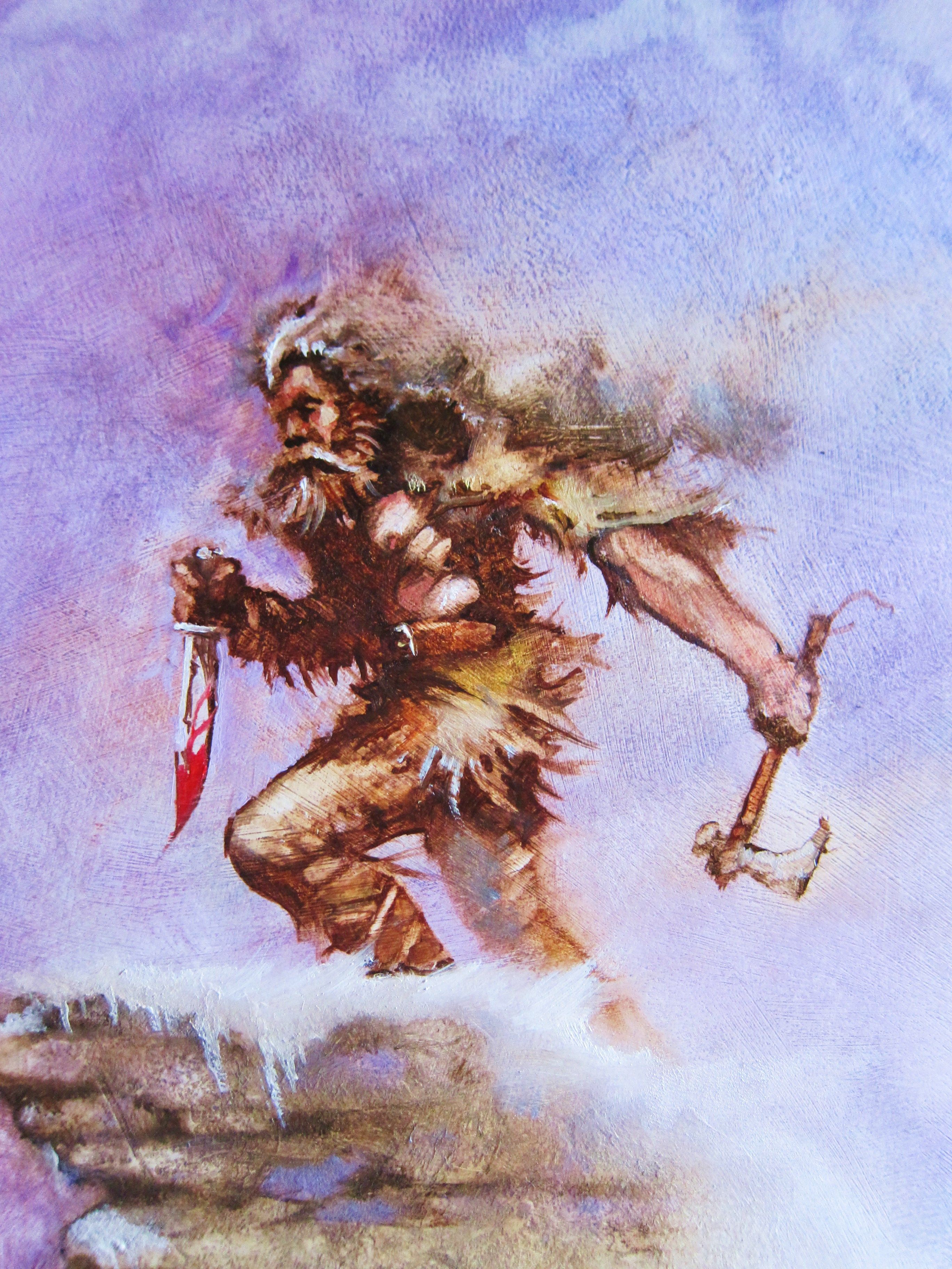 2736x3648 Mountain Man Art Print - Mountain Man Painting