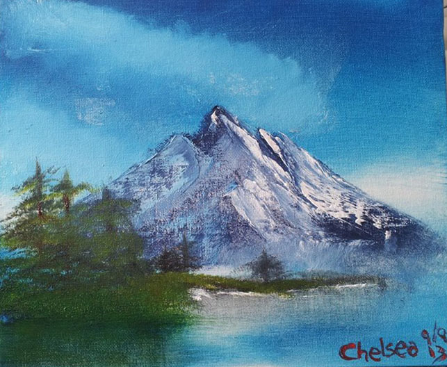 643x528 Mountain Oil Painting By Chelsea93roc - Mountain Oil Painting
