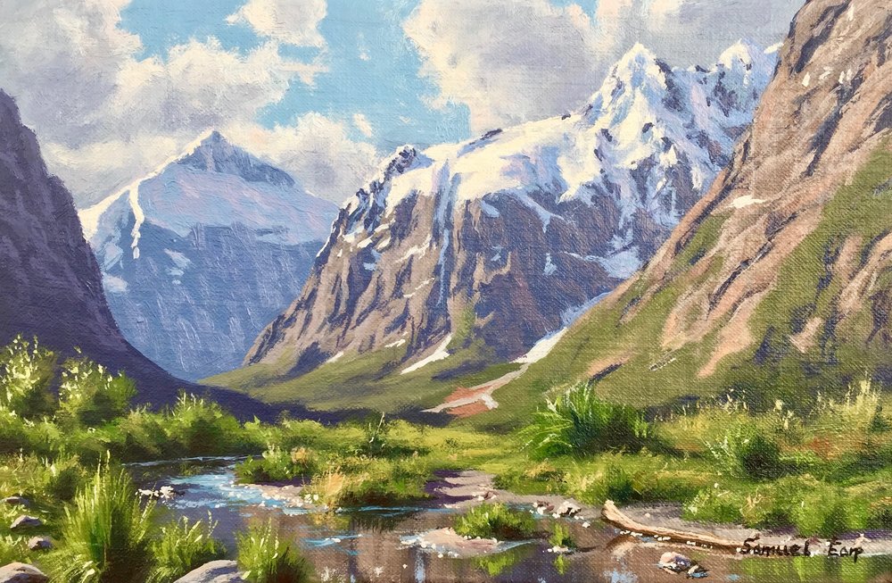 1000x653 How To Paint Mountains In Five Easy Steps Samuel Earp Artist - Mountain Painting