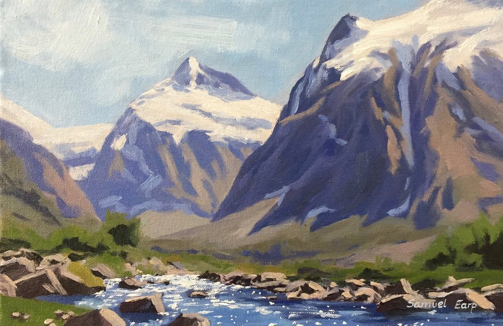 1000x647 How To Paint Mountains In The Great Outdoors - Mountain Painting