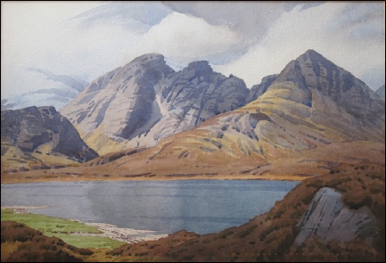 433x295 Mountain Paintings - Mountain Painting