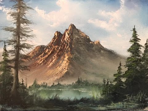 480x360 Paintings By Justin - Mountain Painting