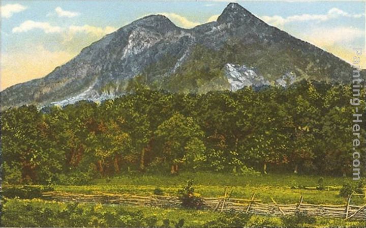 720x448 Norman Parkinson Grandfather Mountain, Blue Range, Tennessee - Mountain Range Painting