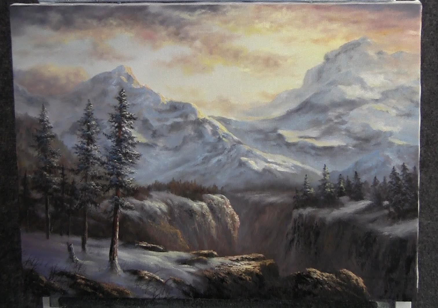 1514x1068 Paint With Kevin Hill - Mountain Range Painting
